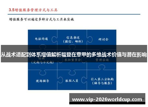从战术适配到体系增值解析福登在意甲的多维战术价值与潜在影响